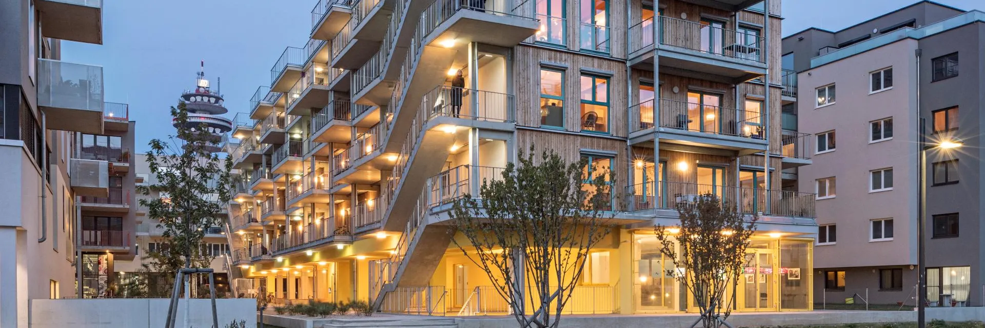 Co-housing project Gleis 21, Vienna, Austria